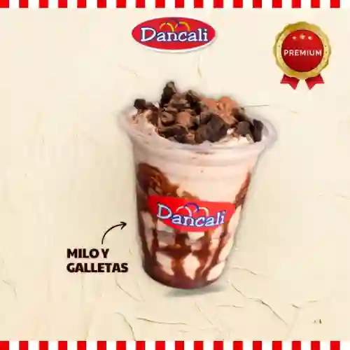 Malteada Milo y Galleta