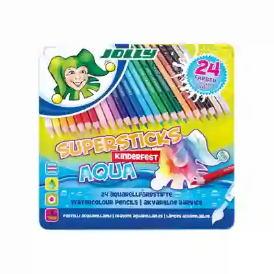 Acuarela Cretacolor Lápiz De Color Ble Con Estuche Metal Mediano