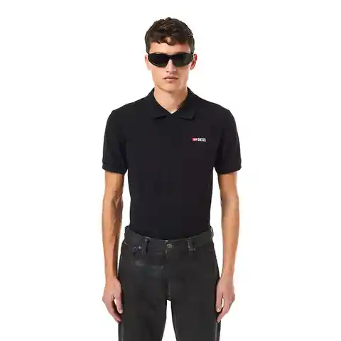 Diesel Polo Hombre Adulto Negro Talla XL T-SMITH-DIV