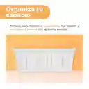 Canasta Organizador Con Divisores Blanco S Miniso