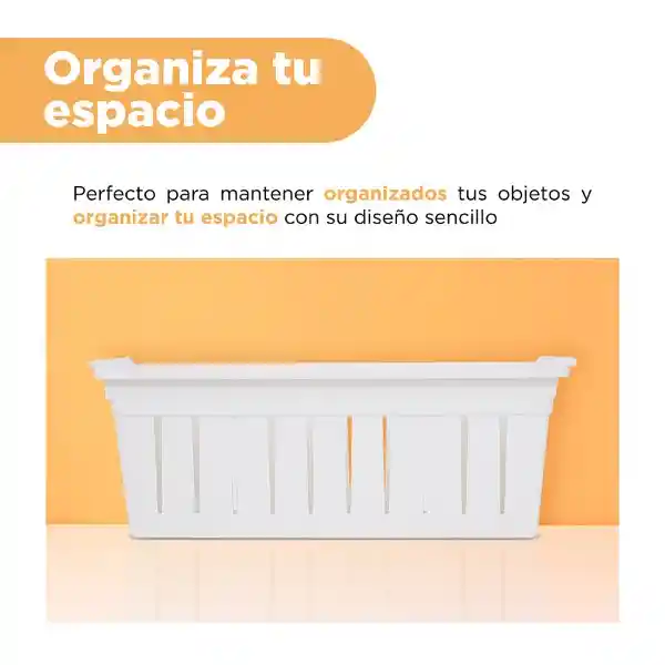 Canasta Organizador Con Divisores Blanco S Miniso