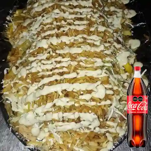 Combo Salvajada para 2 Personas +Cocacola Orig 1.5l