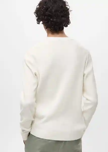 Jersey Antigua Offwhite Talla XL Hombre Mango