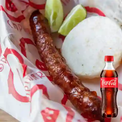 Combo Chorizo de Cerdo + Coca Cola Original 400 ml