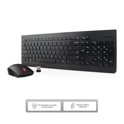 Lenovo Pack Teclado Mouse Inalámbrico
