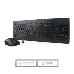 Lenovo Pack Teclado Mouse Inalámbrico