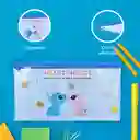 Cartuchera Lilo & Stitch Disney Azul Miniso