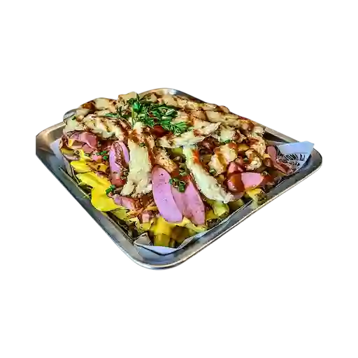 Salchipapa Americana