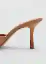 Sandalias Pepyt Camel Talla 36 Mujer Mango