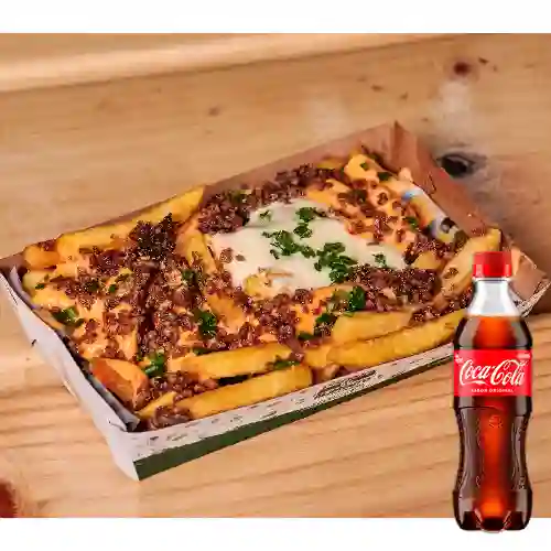 Combo Bacon Cheese Fries + Coca Cola Original 400 ml