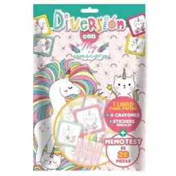 Diversion Con my Unicornio Libro Para Pintar