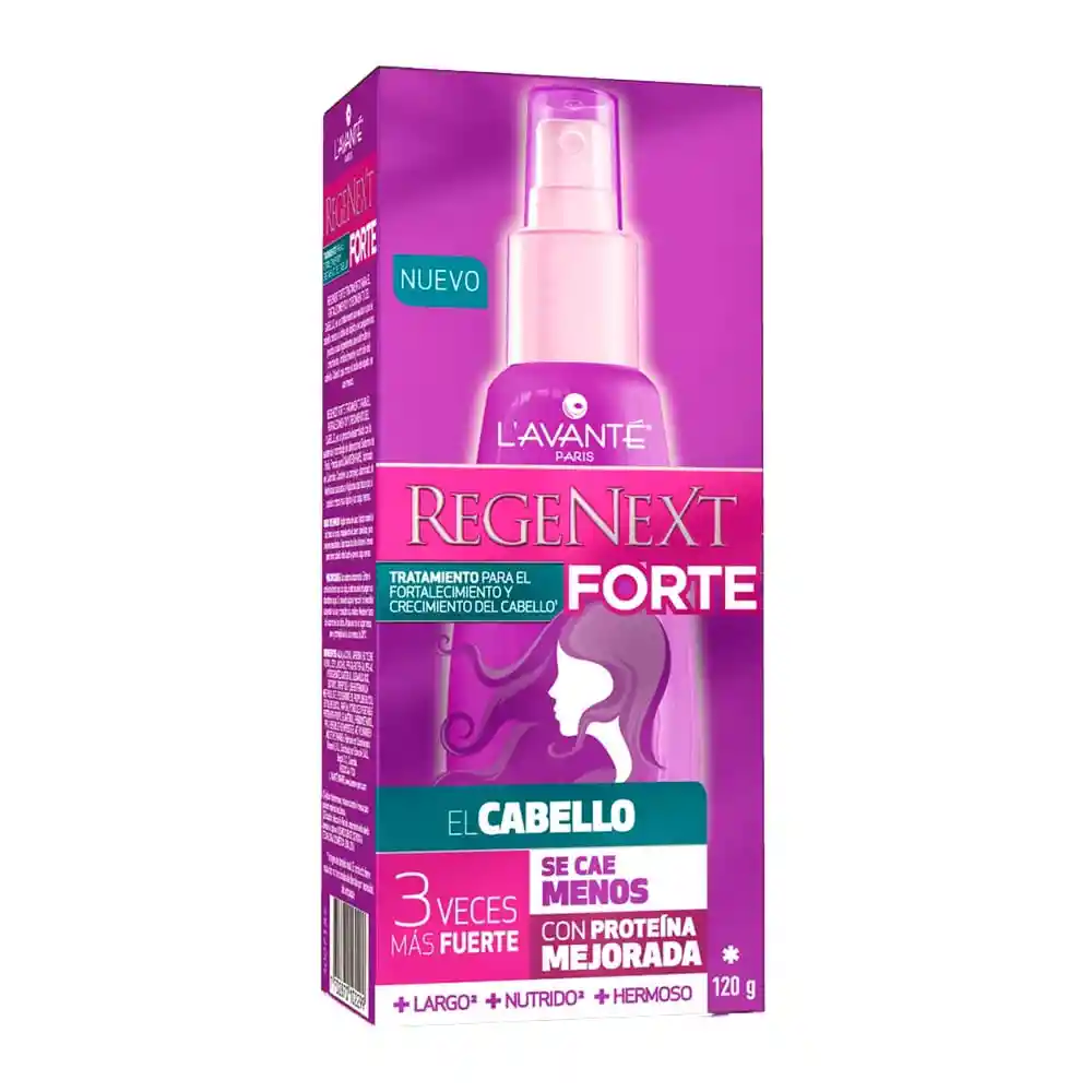 Regenext Forte Tratamiento Capilar el Cabello se Cae Menos