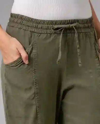 Pantalón Mujer Verde Talla 10 13010 Rifle