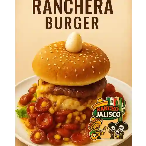 Hamburguesa Ranchera + Papa y Gaseosa