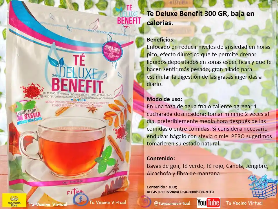 Deluxe Té Benefit Plus