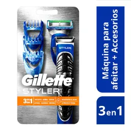 Gillette Styler 3 En 1 Máquina de Afeitar + Peines + Repuesto