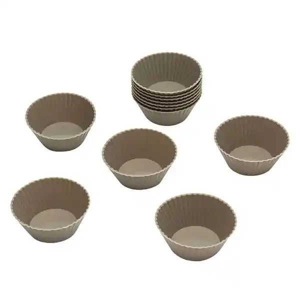 Set Muffins x 12 Gris Ambiente Gourmet Marca Exclusi 6215