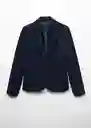 Blazer Americana Paloma Marino Talla 36 Mujer Mango