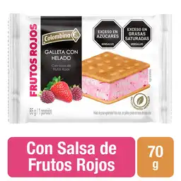 Colombina Galleta con Helado de Frutos Rojos 
