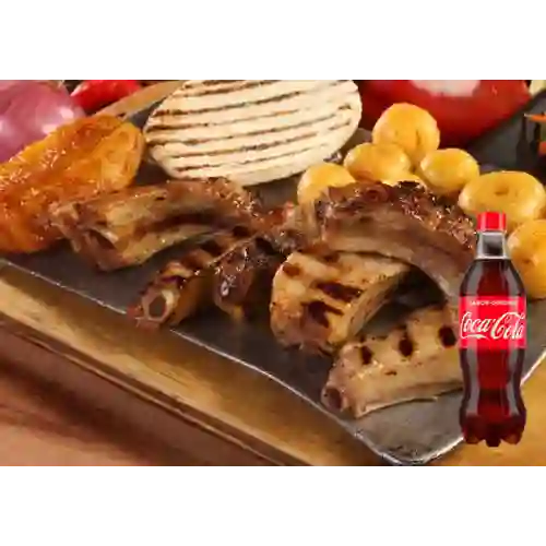 Combo Costillas BBQ + Coca Cola Original 600ML