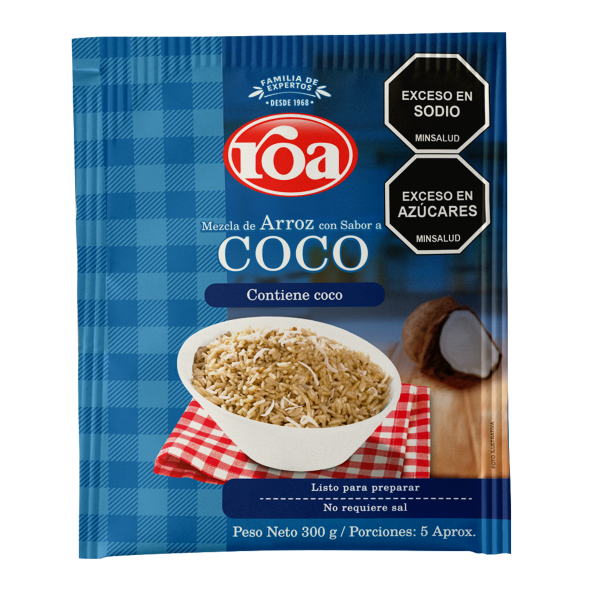 Roa Arroz con Sabor a Coco 300 g