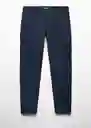 Pantalón Barna Navy Talla 40 Hombre Mango