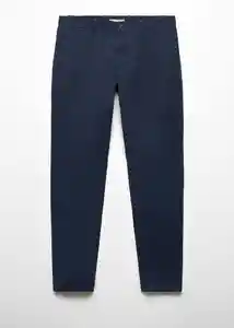 Pantalón Barna Navy Talla 40 Hombre Mango