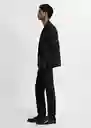Blazer Americana Paulo Negro Talla 46 Hombre Mango