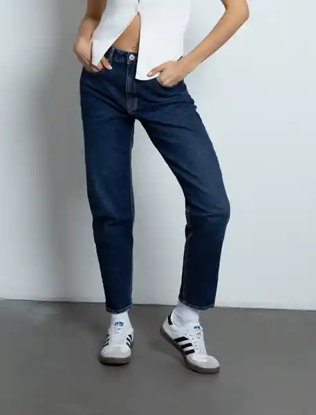 Jean Mujer Azul Índigo Medio Talla 6 492F034 Naf Naf