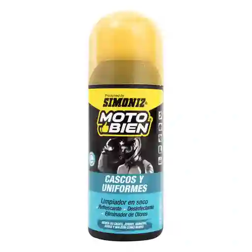 Simoniz Limpiador Desinfectante En Seco Cascos 110 Ml