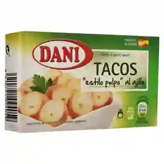 Dani Tacos de Poton Del Pacifico al Ajillo