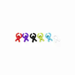 Set Identificadores de Copas Silueta Colores Ambiente Gourmet