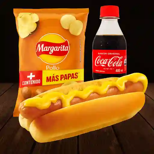 Combo Dogger + Papas Margarita + Coca Cola