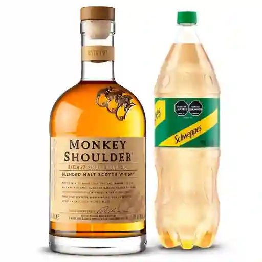 Combo Monkey Shoulder + Ginger Ale Schweppes