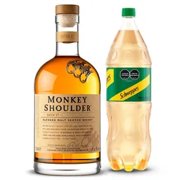 Combo Monkey Shoulder + Ginger Ale Schweppes