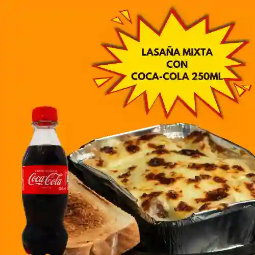 Porción Pizza con Coca-cola 250Ml