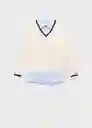 Jersey Chiara Beige Talla XS Mujer Mango