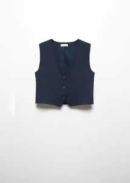 Chaleco Sanremoa Marino Talla 20 Niña Mango
