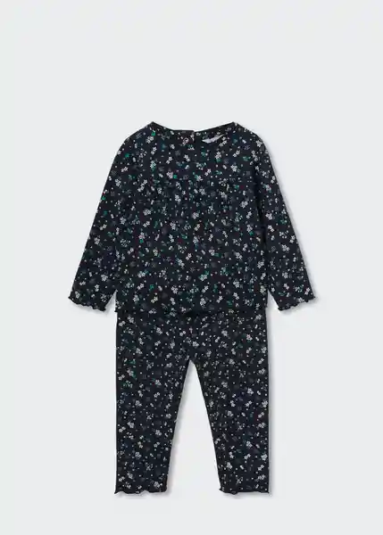 Pijama Belenb Navy Talla 69 Niñas Mango