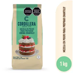 Cordillera Crema de Chantilly en Polvo