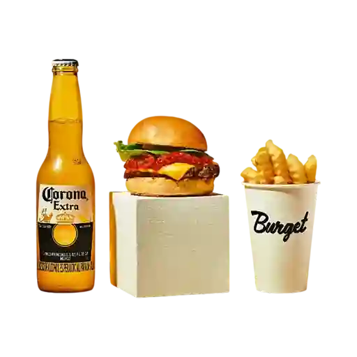 Combo sweet bacon cheeseburger