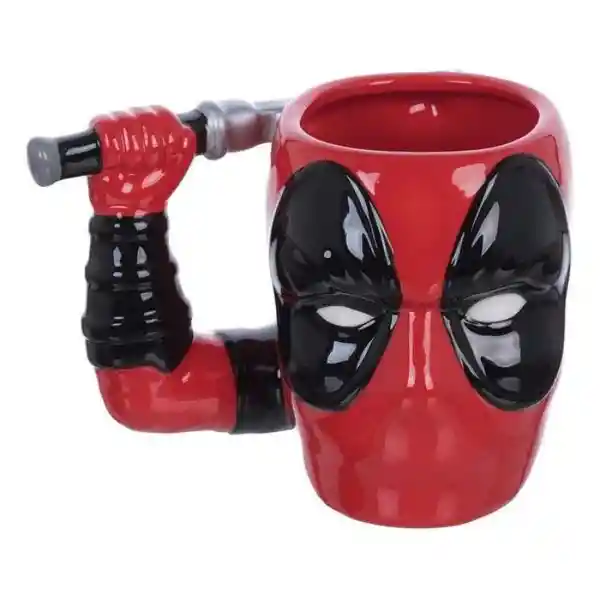 Mug Deadpool Con Espada