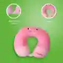 Almohada de Viaje Para el Cuello de Espuma Minecraft Rosa Miniso