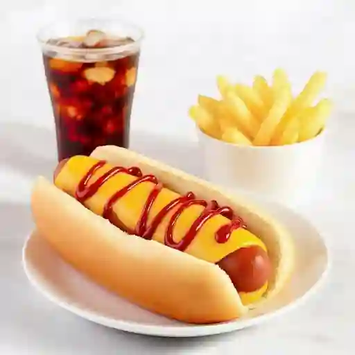 Perro sencillo en combo