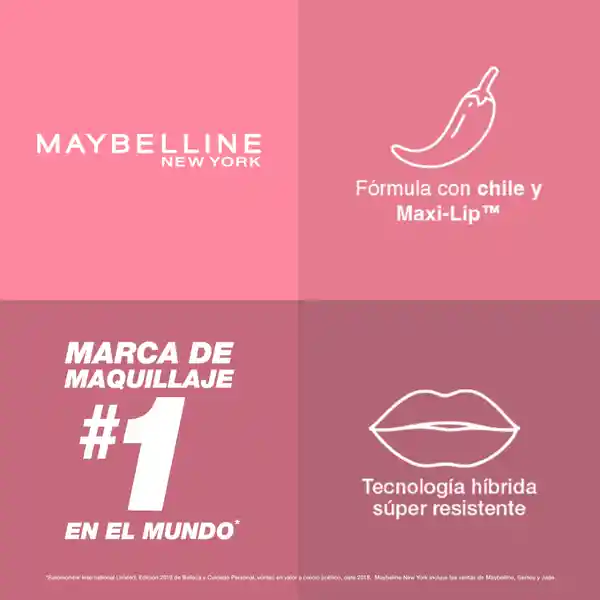 Brillo Labios Maybelline Lifter Plump Pink Sting