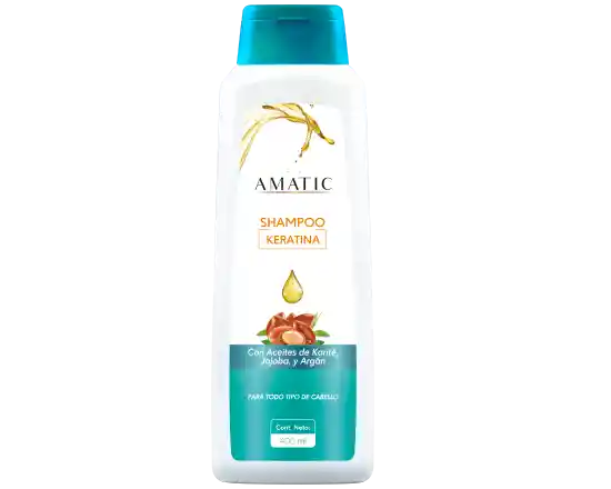 Amatic Shampoo Keratina con Aceite de Karite