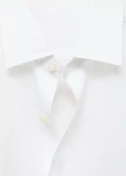 Camisa Parrot Blanco Talla L Hombre Mango