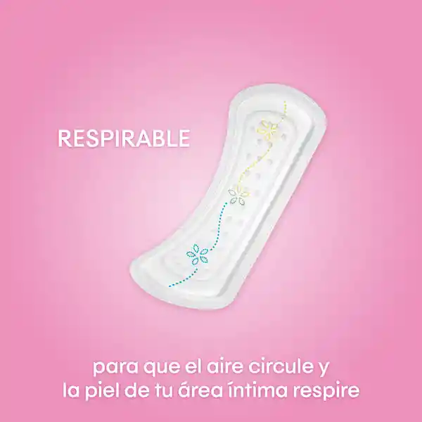 Protectores Diarios Kotex Con Indicador de Ph 40 Und
