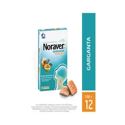 Noraver Garganta Antiséptico (10 mg/1.4 mg) Tabletas Naranja Miel