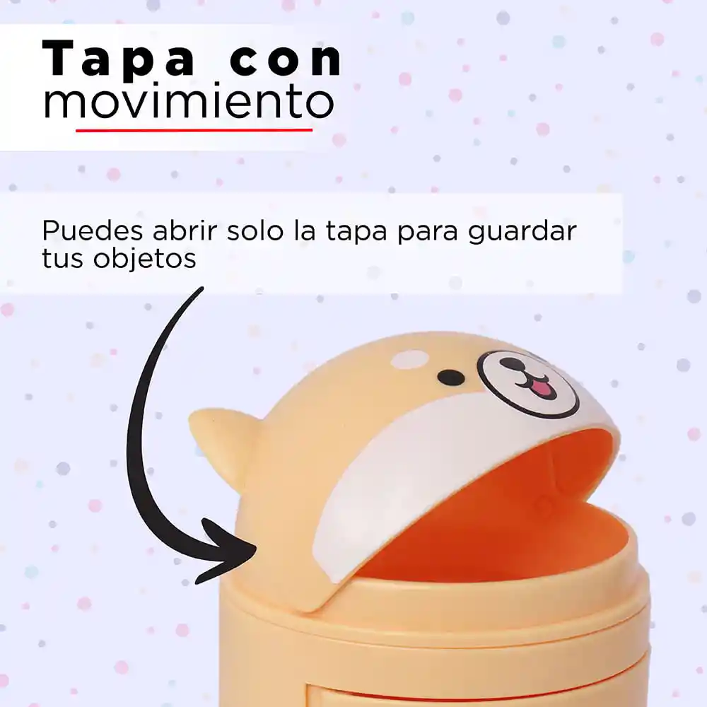 Miniso Organizador de Plástico Con Tres Cajones Shiba